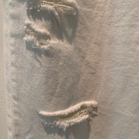 GAP Denim Boyfriend Paper Bag Drawstring Relaxed Fit Jeans - Picture 4 of 12